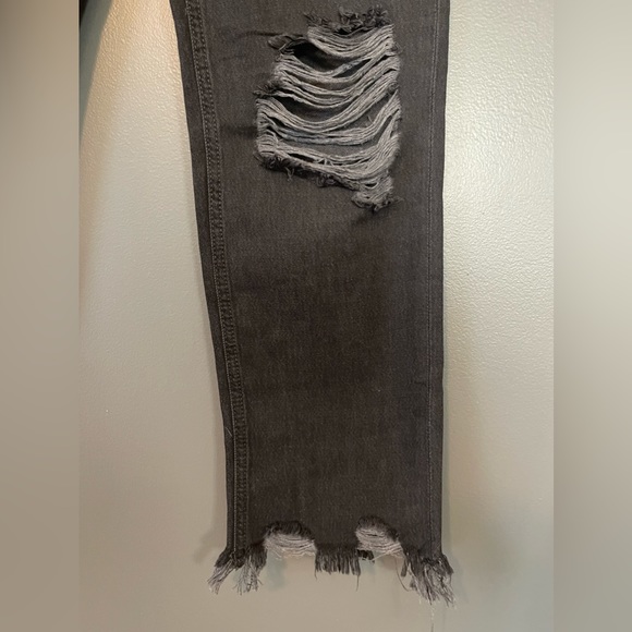 FP We The Free Black Distressed Jeans size‎ 25 - Picture 3 of 9
